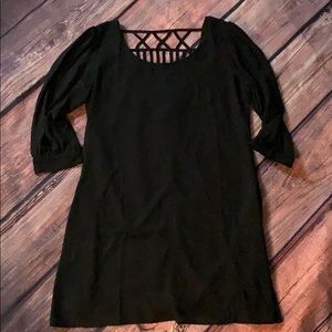 NWT 3/4 sleeve black dress